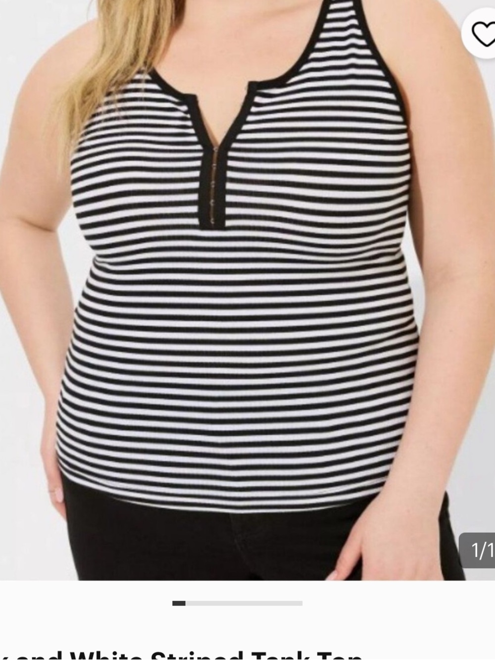 Torrid tank sz 1